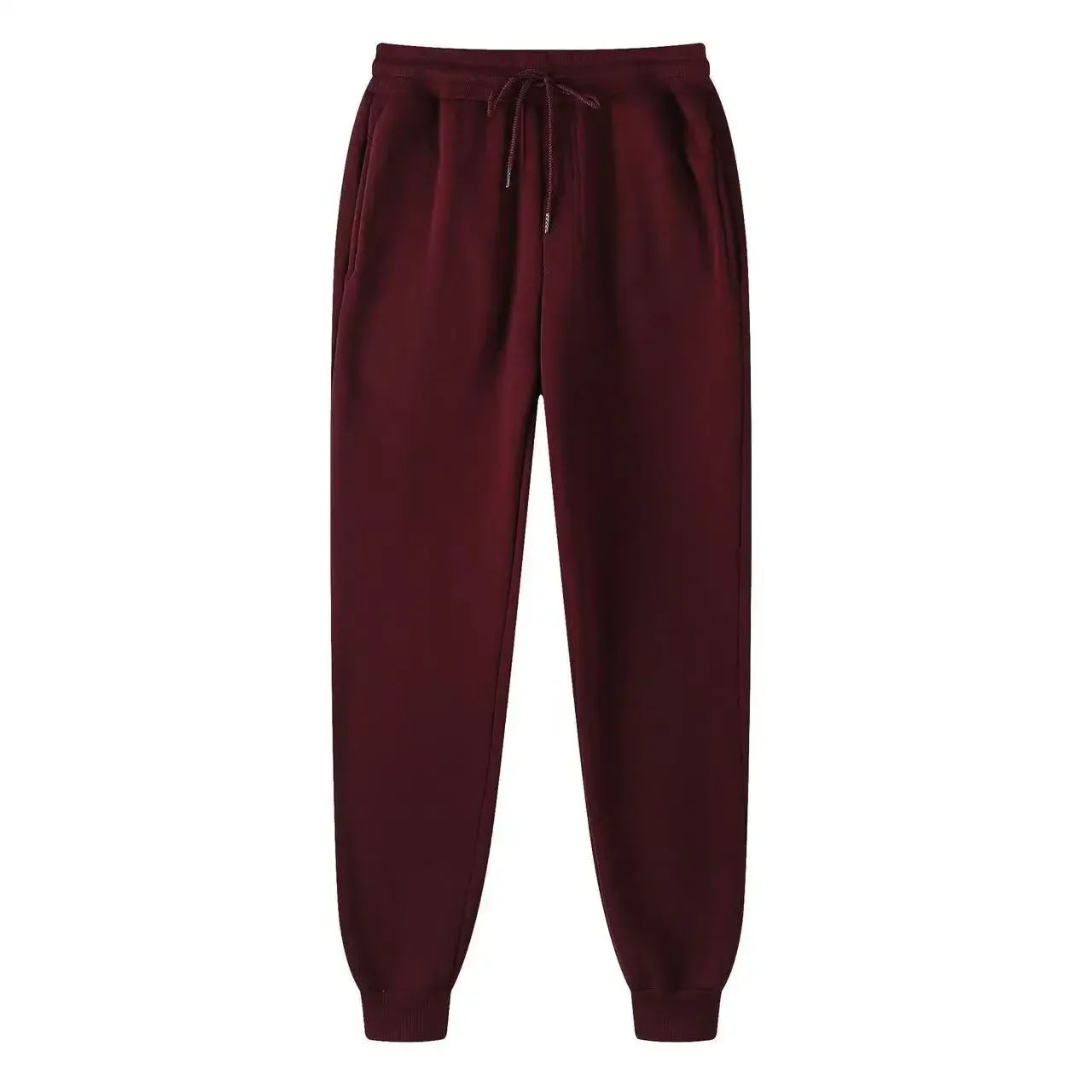 New Plus Size Men's Sweatpants 2XL 3XL Sportswear Elastic Waist Casual Baggy Pants Black Grey Cotton Joggers Male Loose Trousers
