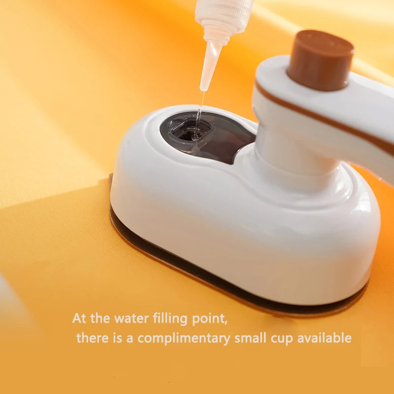Foldable Portable Travel Sprinkler Iron - Portable Mini Ironing Machine with 180 ° Rotating Head - Professional Essential
