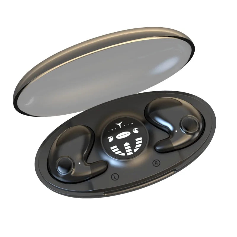 Sleep Invisible Stereo Headset IPX5 Waterproof Wireless Bluetooth Earphone Earbuds with Mic for Phone Bluetooth 5.3 Headphones