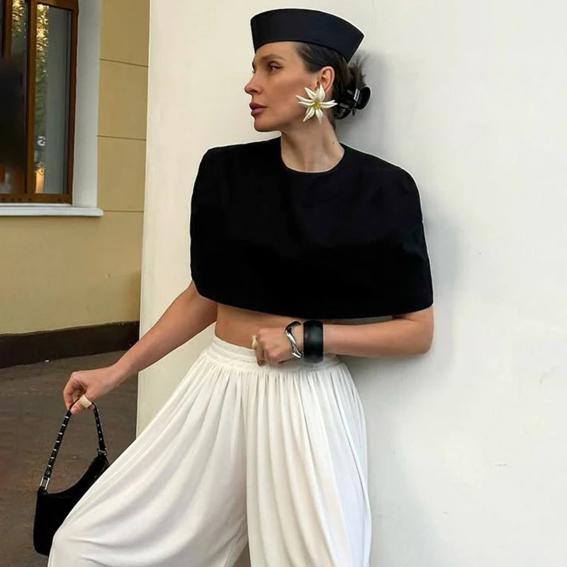 Typhaland Fashion Short Cardigan Shawl Coat For Women Elegant Commuting 2026 Spring New Top Sleeveless Female Slim Solid Shawl