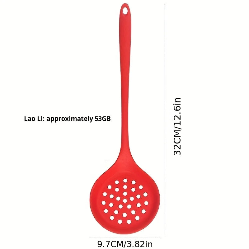 1/4/8pcs Non-Stick Pans Silicone Spatula Soup Ladle Slotted Spoon Cooking Tools for Kitchen Kitchen Utensil