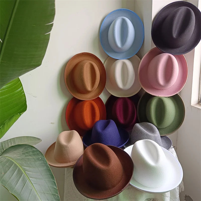 Green Retro Men's Spring Hat Unisex Men's Bow Women's Curved Brim Wide Brim Sun Hat Straw Hat Beach Hat sombrero hombre