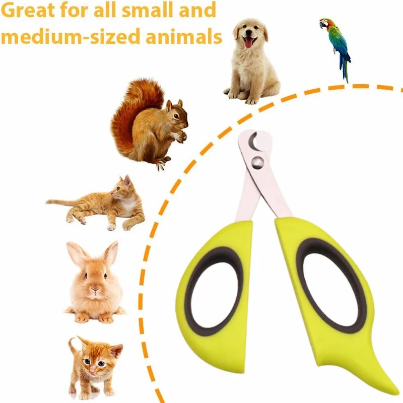 Pet Nail Clippers Cat Dog Claw Toenail Trimmer Cat Nail Scissors Home Sharp Professional Nail Grooming Tool for Small Animals