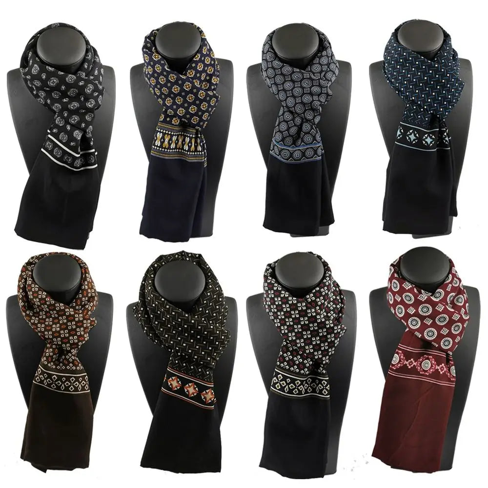 Fashion Double Layer Peach Skin Scarf Keep Warm Autumn Winter Plaid Scarf Man Luxury Brand Designer Shawl Wrap