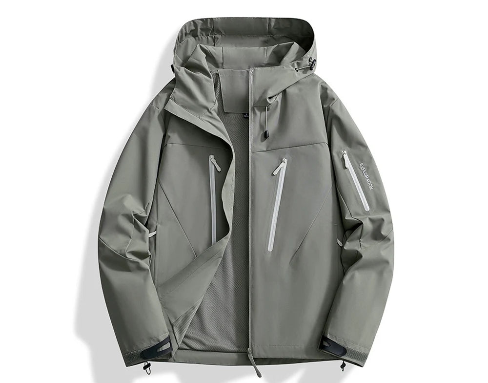 Spring Autumn Men's Climbing Waterproof Jackets Outdoor Men Hiking Rain Coats Men Sports Breathable Windbreaker Jacket Clothing