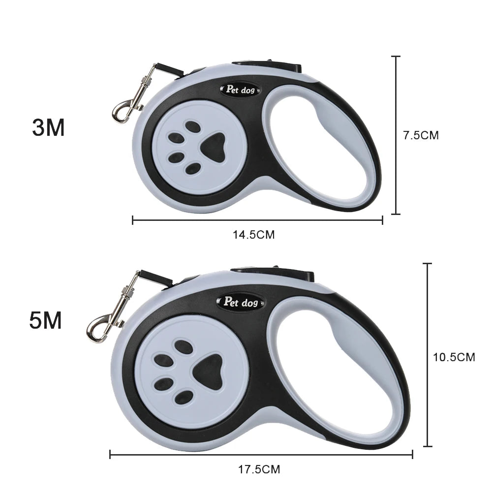 3m 5m Retractable Dog Leash For Small Big Dogs Cat Strong Nylon Extendable Pet Leash Adjustable Puppy Roulette Outdoor Supplies