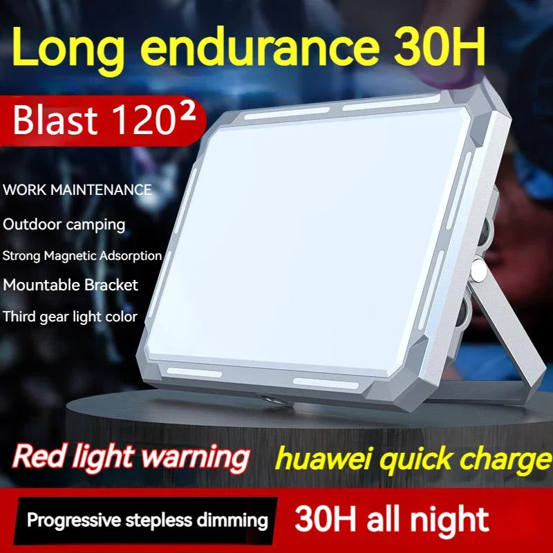 Camping Tent Light LED Rechargeable Searchlight High Power Outdoor Emergency Lighting Waterproof Portable Hanging Night Lamps