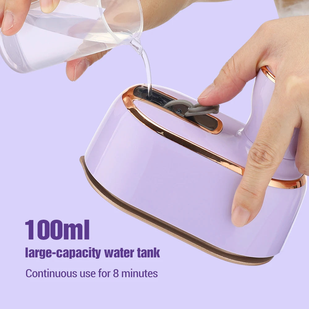 Portable Foldable Steam Iron 1000W High Power Clothes Hanging Ironing Machine Home Travel Steam Iron Ironing Machine