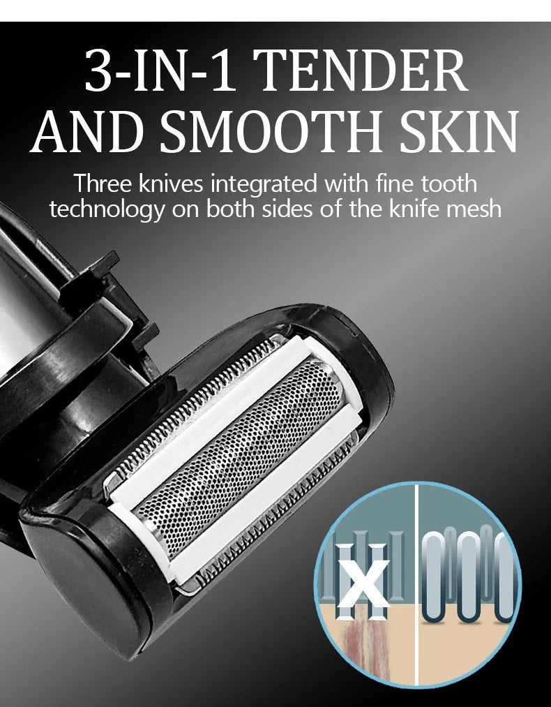 Back Shavers for Men Body Groomers Painless Hair Remover for Men Epilator Shaver Back Face Long Handle Portable Shaver Body Care