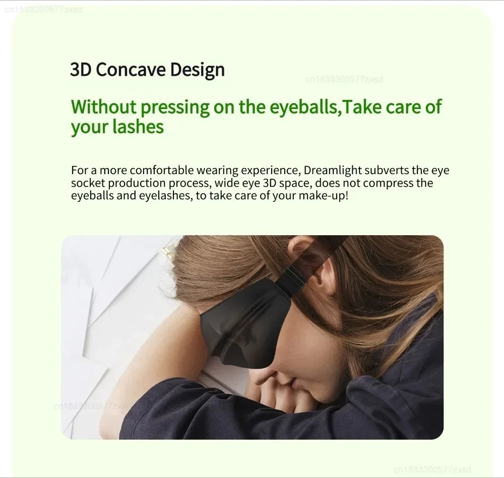 Xiaomi Dreamlight 4S Eye Mask Sleep 3D Stereoscopic Sleep Aid for Men Women  Sleeping Block Out Light Eye Mask Travel Blindfold