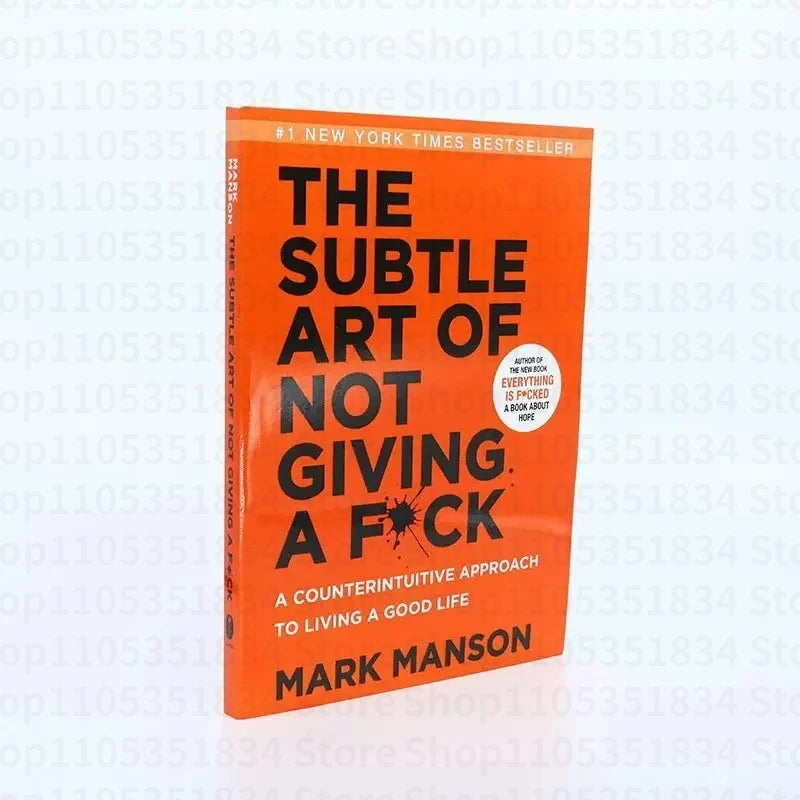 English Style The Subtle Art of Not Giving A Fck* english books libreria libros book philosophy books