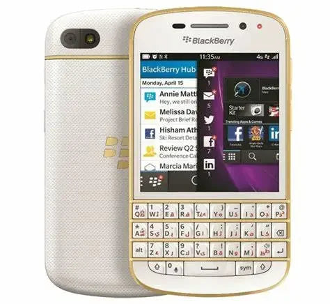 Original Unlocked BlackBerry Q10 (-1-3-5) Cell Phone 2GB RAM 16GB ROM 8MP Mobile Camera QWERTY Keyboard Smartphone Bar Bluetooth