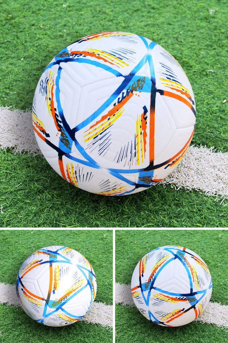 Soccer Balls Official Size 5 PU Material Seamless Match Training Football Goal Team Outdoor Professional Functional Training