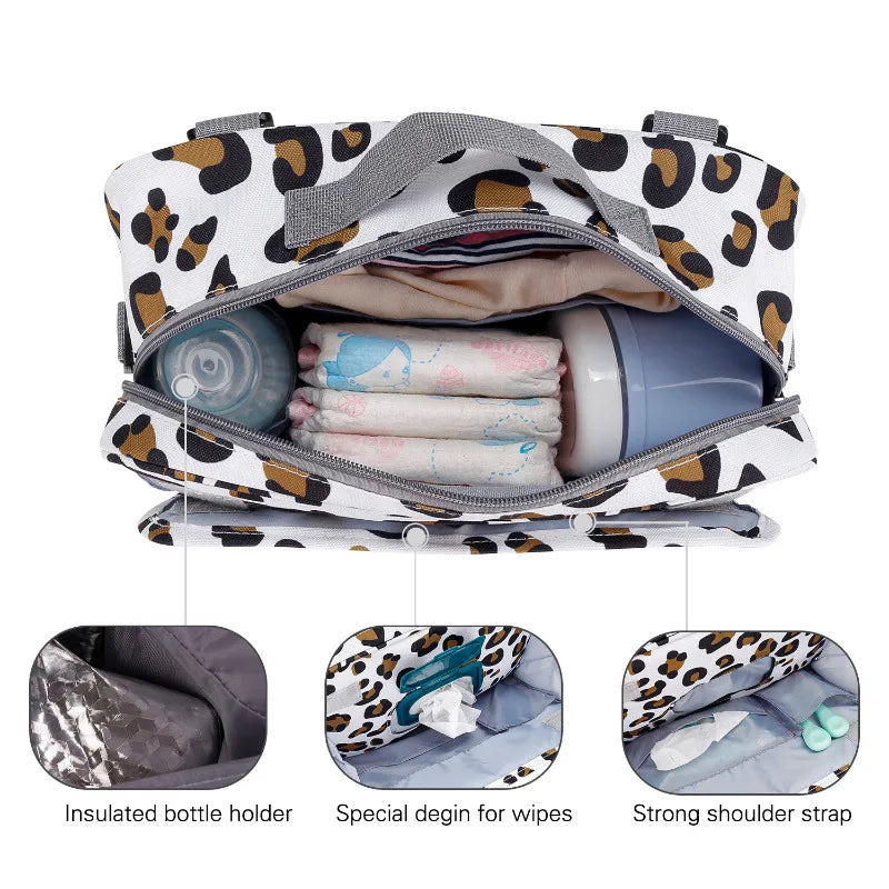 Mummy Diaper BagStroller Organizer Bags Mummy Large Capacity Travel Hanging Bag Bottle Holder Pram Diaper Bags Baby Stroller Bag