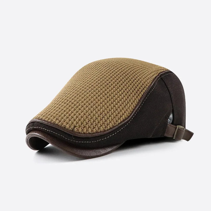 Men Knitted Beret Hat Women Adjustable Newsboy Hats Dad Cabbie Gatsby Cap Driving Flat Ivy Caps