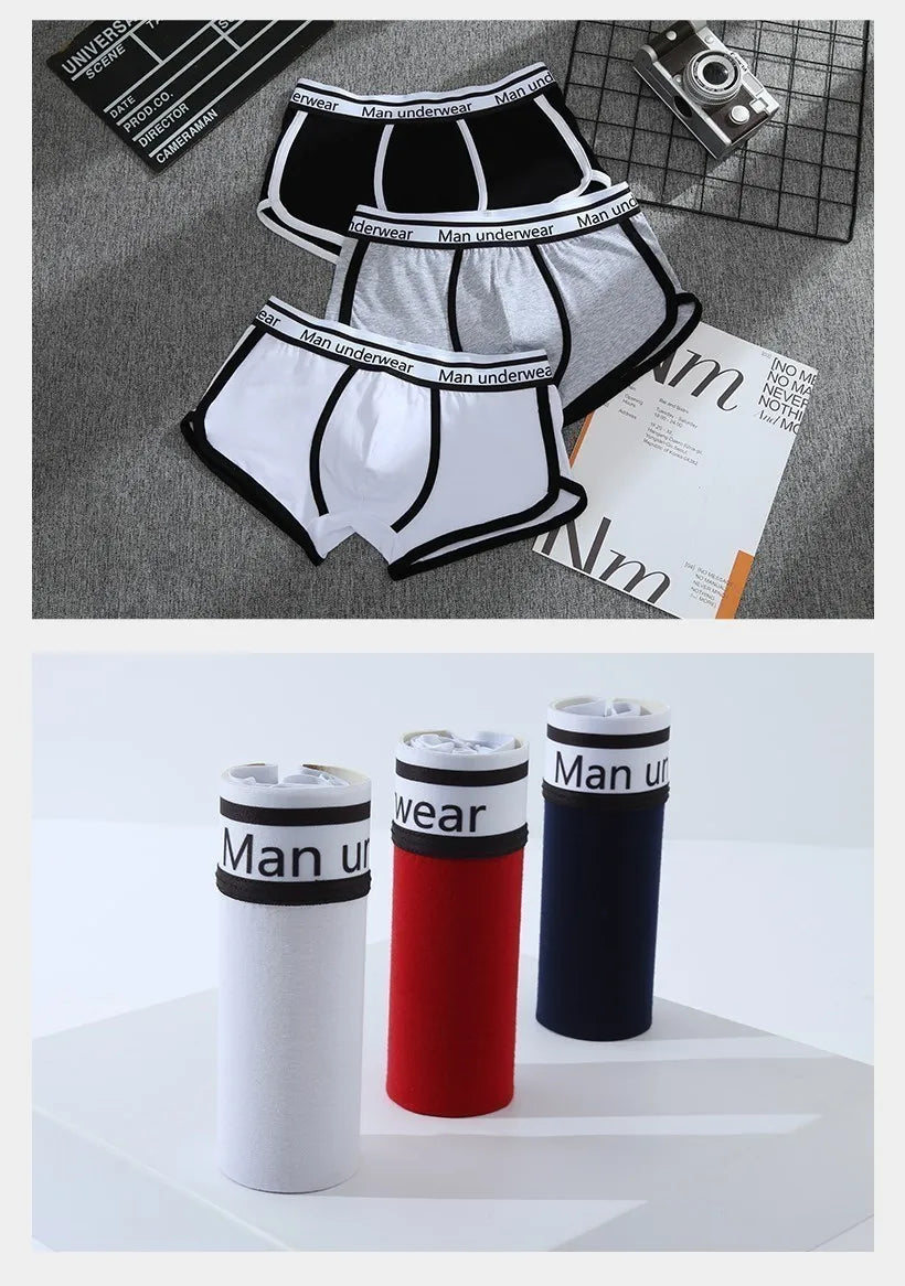 Men Boxers Shorts Underwear Men Home Underpants Printed Men Boxer Cuecas Cotton Soft Male Panties Homme Underwear Men