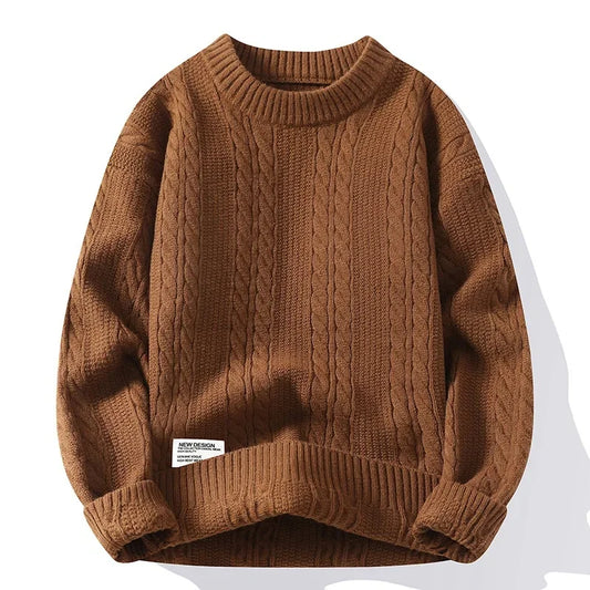 New Spring Men O-neck Sweaters Knitted Pullovers Man Outwear Loose Casual Sweaters Good Quality Male Streetwear Pullovers 4XL