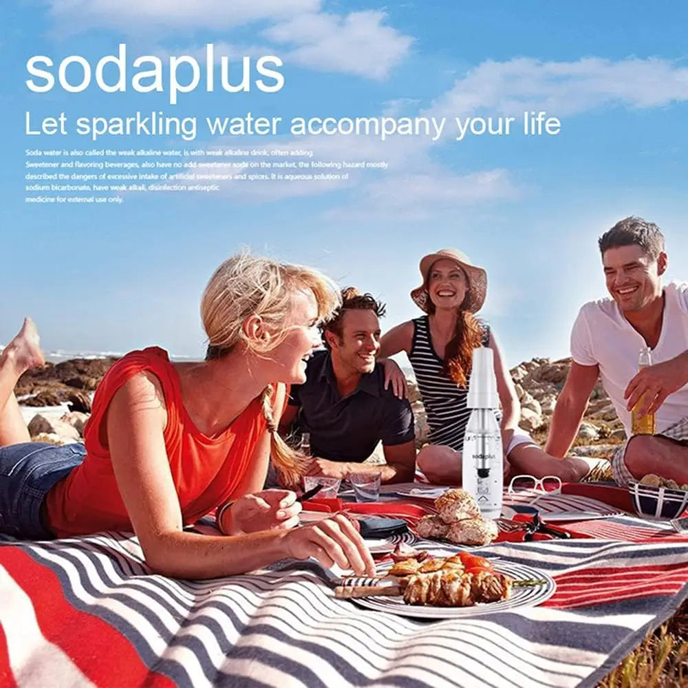 Sparkling Water Drink Machine Portable Homemade Cold Drink Machine Soda Water Cola Soda Home Travel Bubble Machine