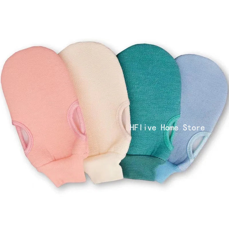 Bath For Peeling Exfoliating Body Cleaning Scrub Mitt Rub Dead Skin Gloves For Shower Body Brush Towel SPA Foam Body Massage