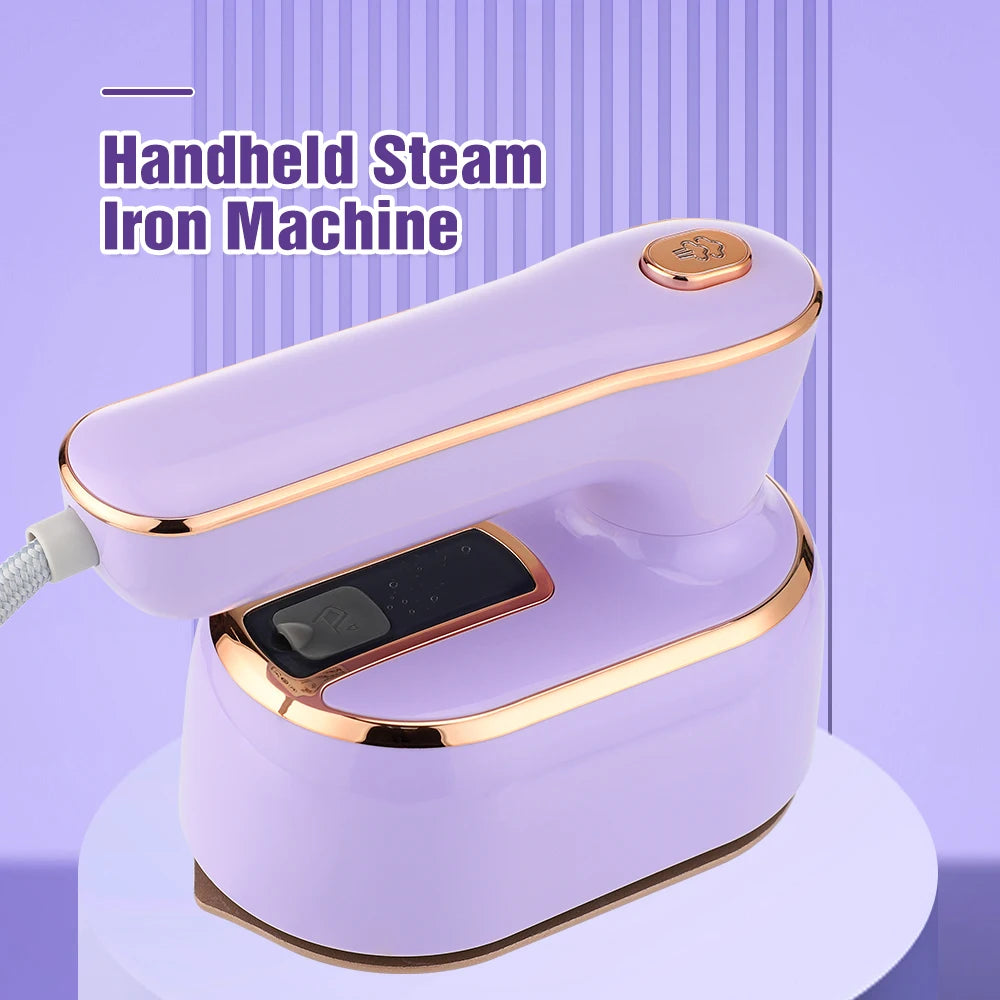 Portable Foldable Steam Iron 1000W High Power Clothes Hanging Ironing Machine Home Travel Steam Iron Ironing Machine