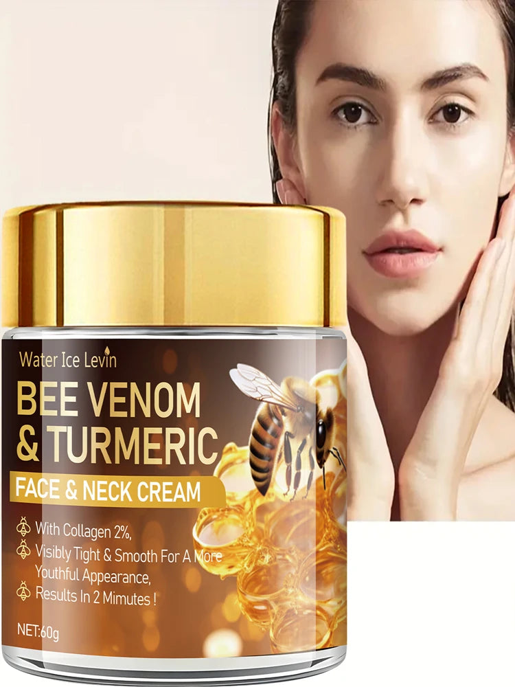 Bee Venom Instant Facial Lifting Cream Firms and Lifts Loose Skin, Smoothes Skin |   Alcohol-Free, Containing Hyaluronic Acid, Suitable for All Skin Types