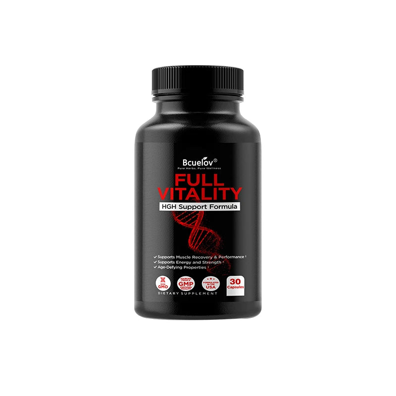 HGH Supplement for Men and Women, Human Growth Hormone Natural Support, Muscle Building, Muscle Growth, Post Workout Recovery