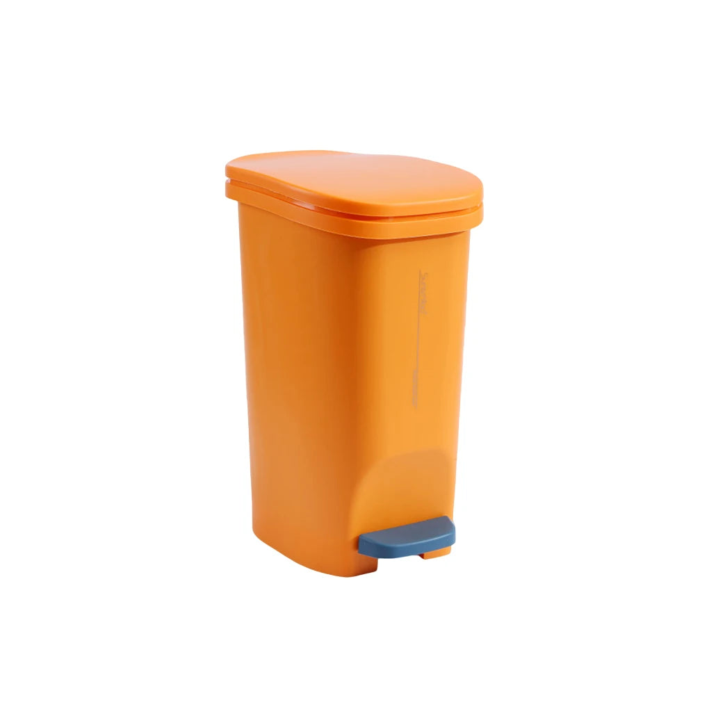 Trash Can Foot Pedal Garbage with Cover Storage Buckets for Household Kitchen Living Room  Classification Cleaning Bin Dustbin