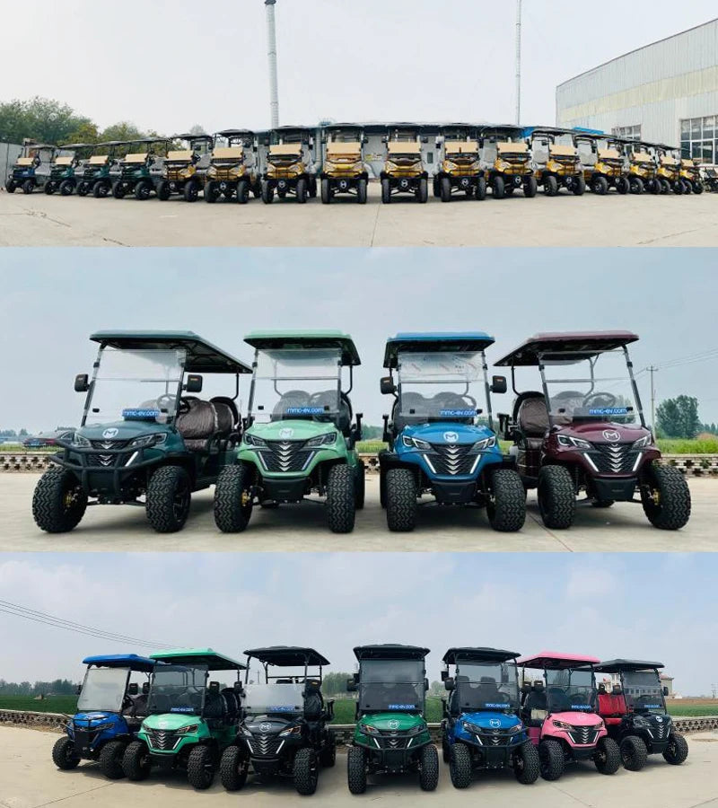 Factory Direct Sales 4 Seater Golf Cart Prices Are Practical Electric Scooter Global Sale New Lifted Golf Cart With cargo box