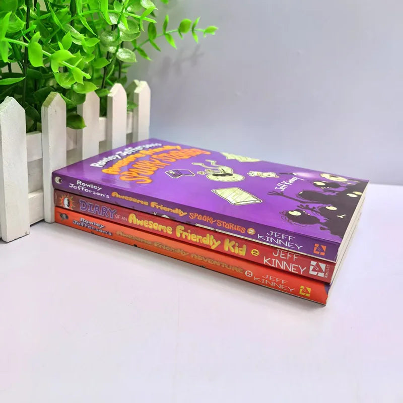 Diary Of An Awesome Friendly (Three Volumes) English Version English Books Livros Livros
