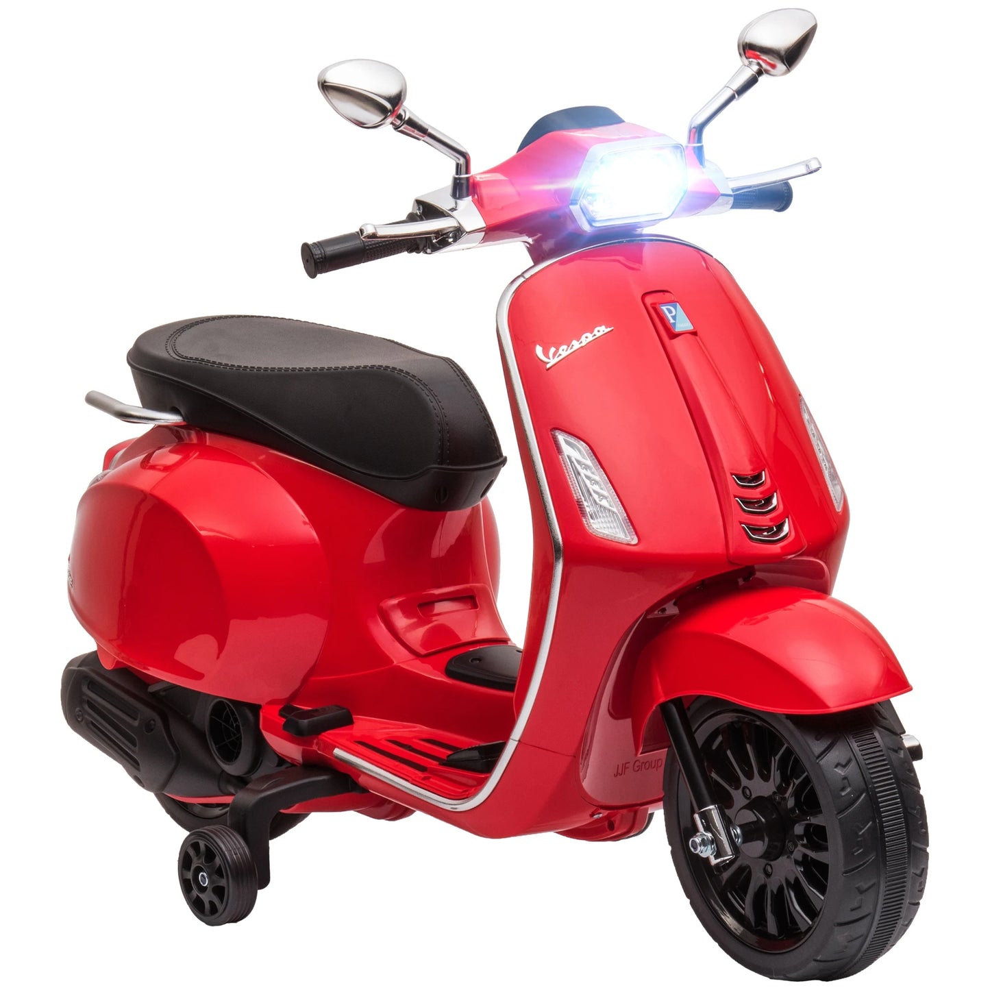 Aiyaplay Electric Motorcycle for Children +3 Years with Red Vespa License