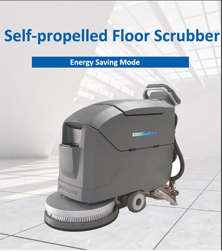 Multi-function Battery Operated Robot Industrial Self Propelled Floor Washing Machine Scrubber Dryer