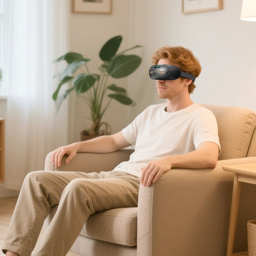 Hydrogen Eye Therapy 4 Modes Eye Massager with Heat and Cooling for Eye Relaxation, Father's Day/Birthday Gifts for Mom/Dad