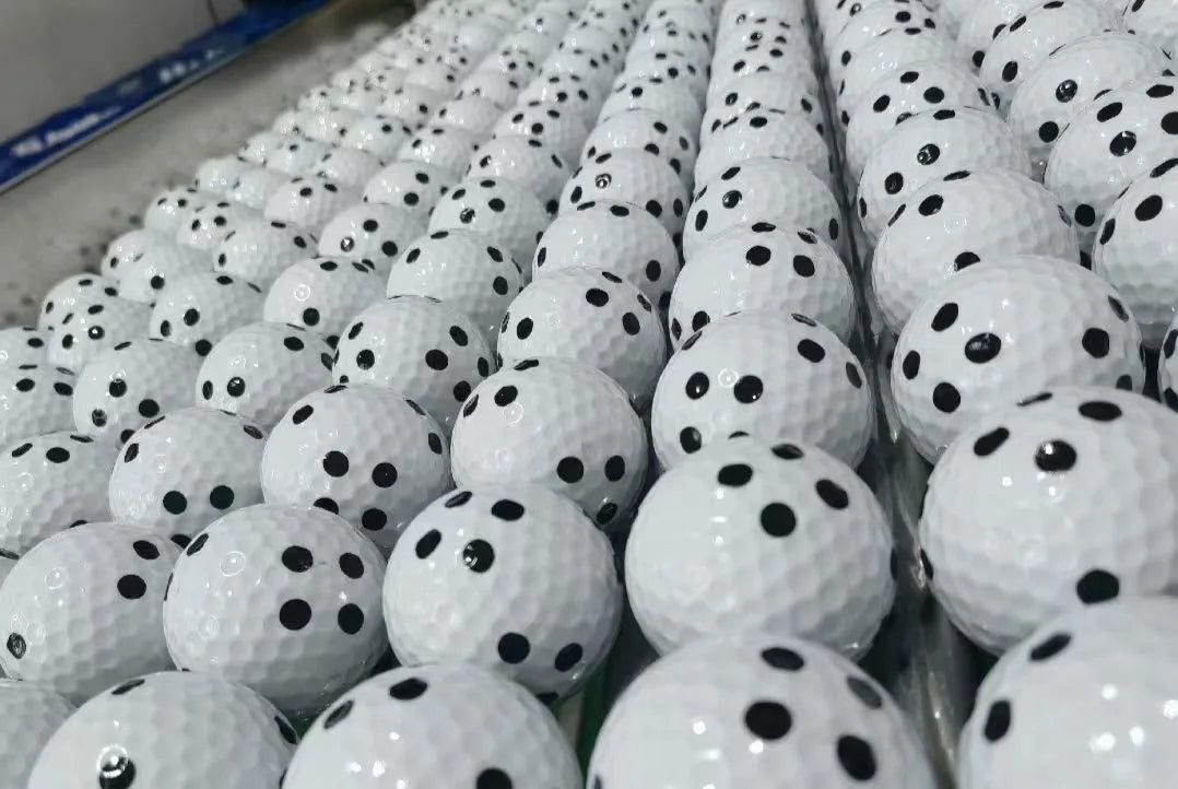 KGOLF Golf Simulator Special Ball Bla Dot Golf Ball Profional Distance Double Layer Structure Sports Fitn Fans Supplies