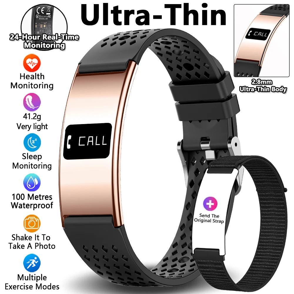 Men Women Smart Bracelet Heart Rate Sleep Monitor Health Smart Band Waterproof Sports Fitness Tracker Smartwatch For Android iOS