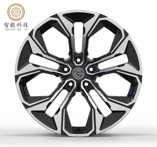 Hebei Zhigu 15" 16" 17" 18" Forged Alloy Wheels 5x100 5x112 57.1 67.1 Centers Chrome Car Rims for Faw Volkswagen
