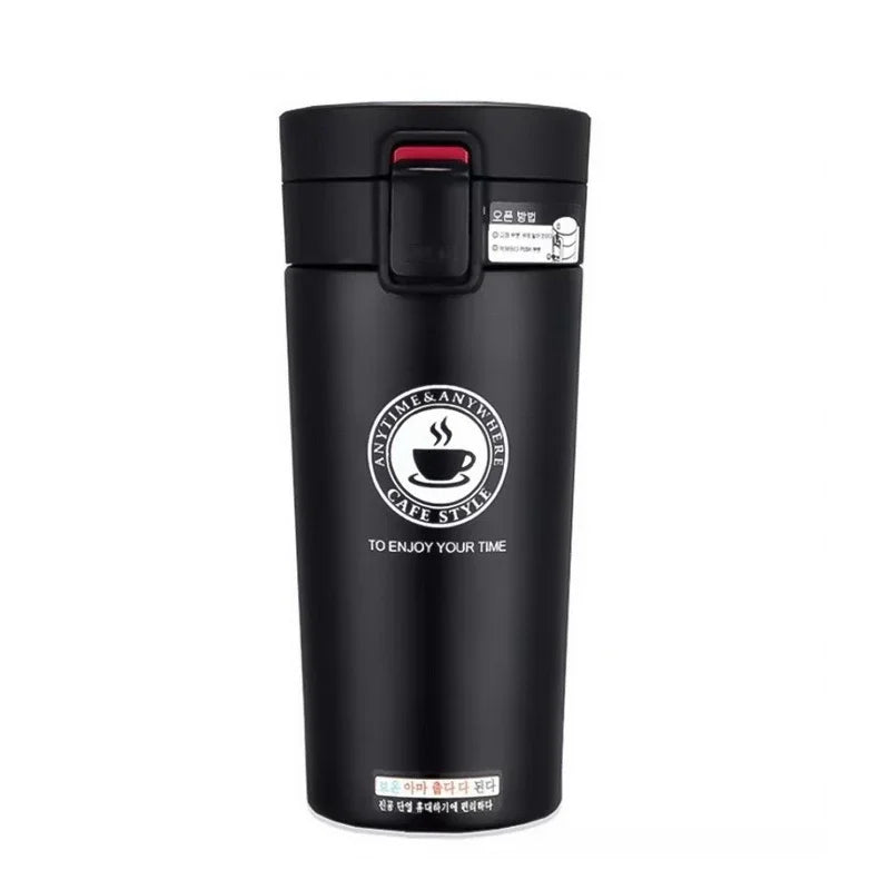 380ml Double 304 Stainless Steel Coffee Mug Leak-Proof Thermos Mug Travel Thermal Cup Water Bottle Thermos Cup