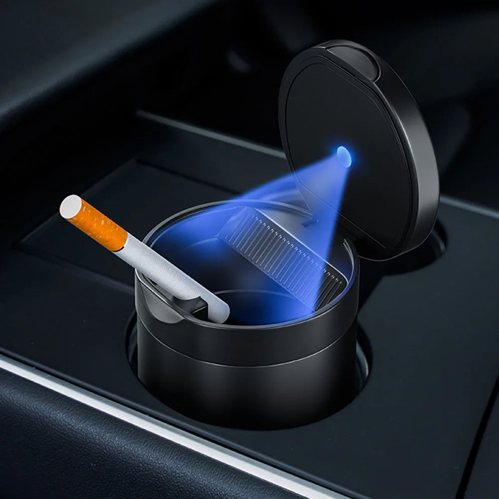 CHANCHAN Smoke Alloy Ashtray Living Room Trends Home Gifts Environmentally Friendly Car AshtrayCigarette Cover