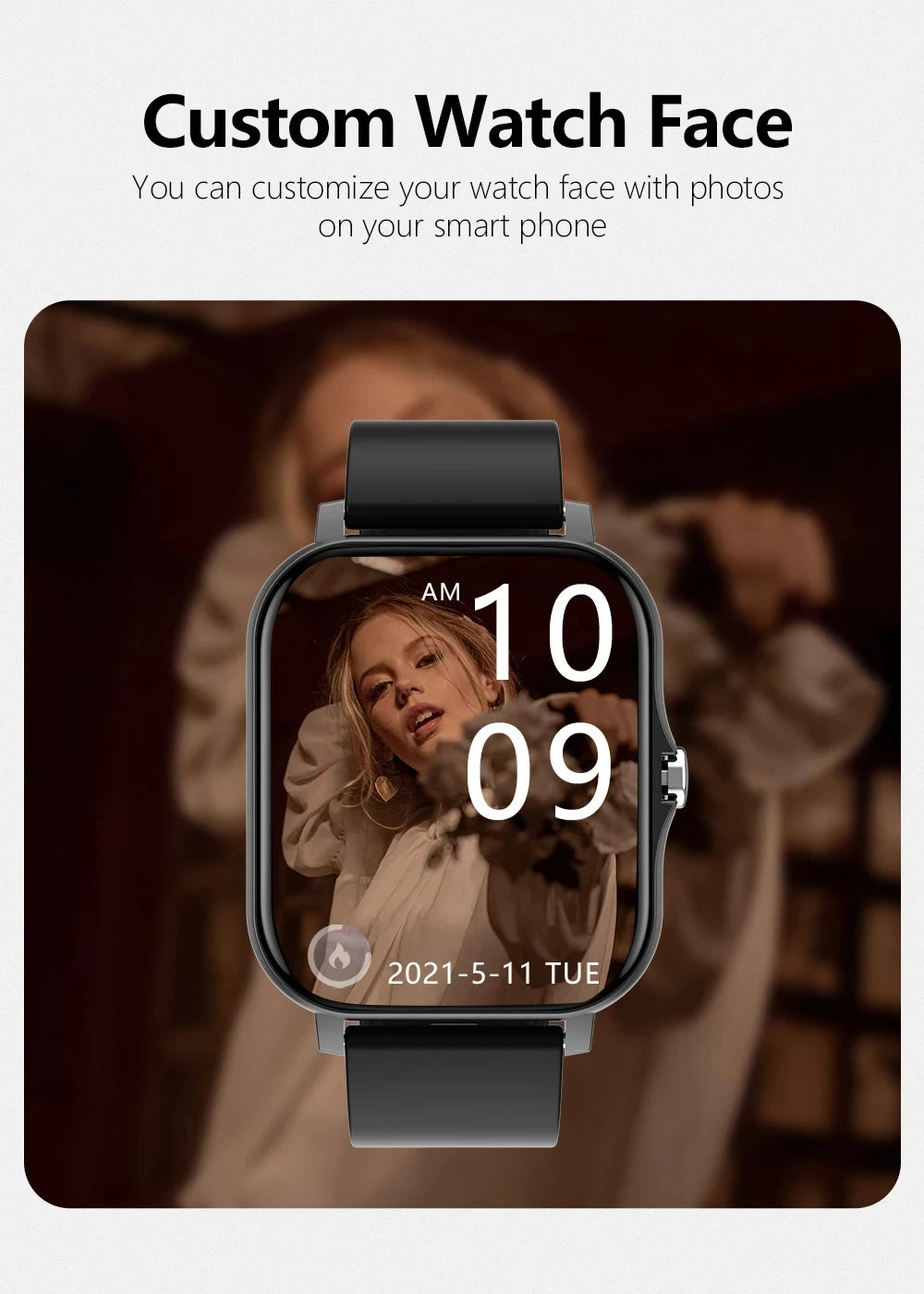 2025New Upgrad Smart Watch For Men Women 1.83Inch Full Touch Display BT Call Sports Monitoring SmartWatch For Android&IOS Phone