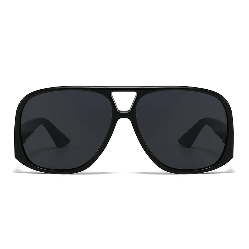 Hiking Camping Oversized Women Double Bridges Anti Light Glasses Fashion Outdoor Driving Eyeglasses Beach Travel UV400 Shades