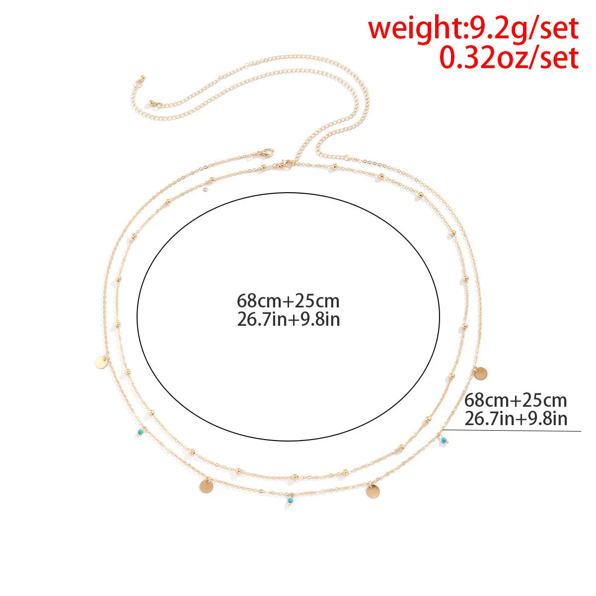 Spring Summer New Boho Minimalism Multilayer Waist Beads Women Fashion Geometric Sequins Belly Chain Sexy Body Chain Jewelry