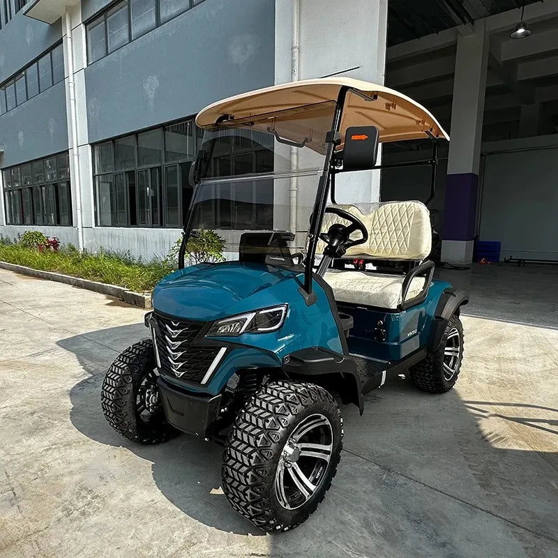 Brand New 4-Wheel High-Speed 60V Lithium Battery Mini Electric 2 4-Seater Lift Off-Road Vehicle Classic Golf Cart With Bumper