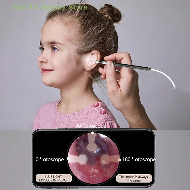 1Set Smart Visual Earpick Endoscope Spoon Ear Cleaner Camera Otoscope Ear Wax Remover Earwax Removal Tool