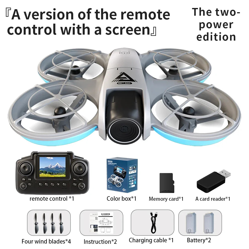 E69 Max Drone 5G GPS Return Professional 8K HD Aerial Photography 18000m RC Brushless Motor Optical Flow Quadcopter Toys