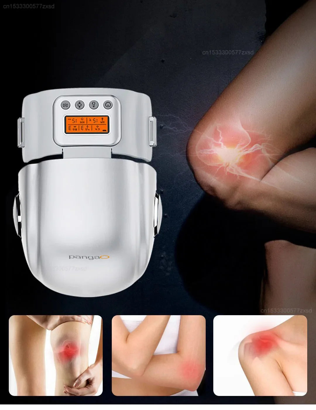 Xiaomi Pangao Intelligent Knee Massager Air Pressure Massage Infrared Heating Physiotherapy Instrument Knee oint Pain Relief