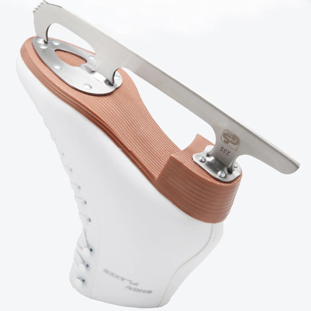 Ice Skate Tricks Shoes Adult Child Leather Ice Blade Skates Professional Flower Knife Ice Hockey Knife Real Ice Skateing ID01
