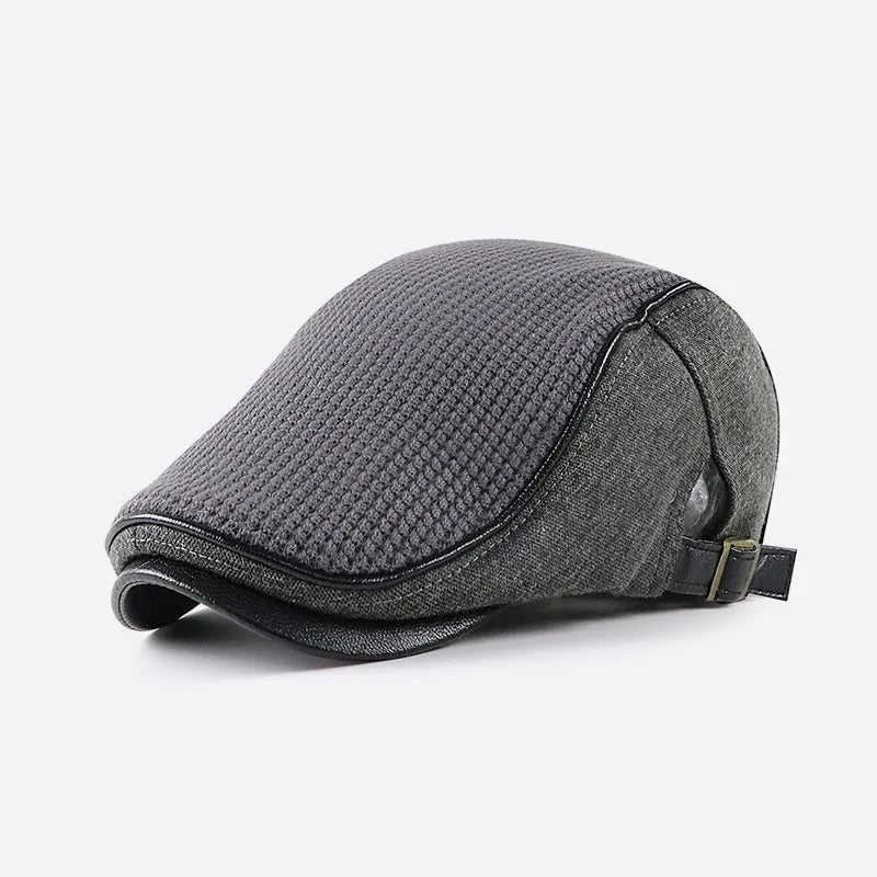 Men Knitted Beret Hat Women Adjustable Newsboy Hats Dad Cabbie Gatsby Cap Driving Flat Ivy Caps
