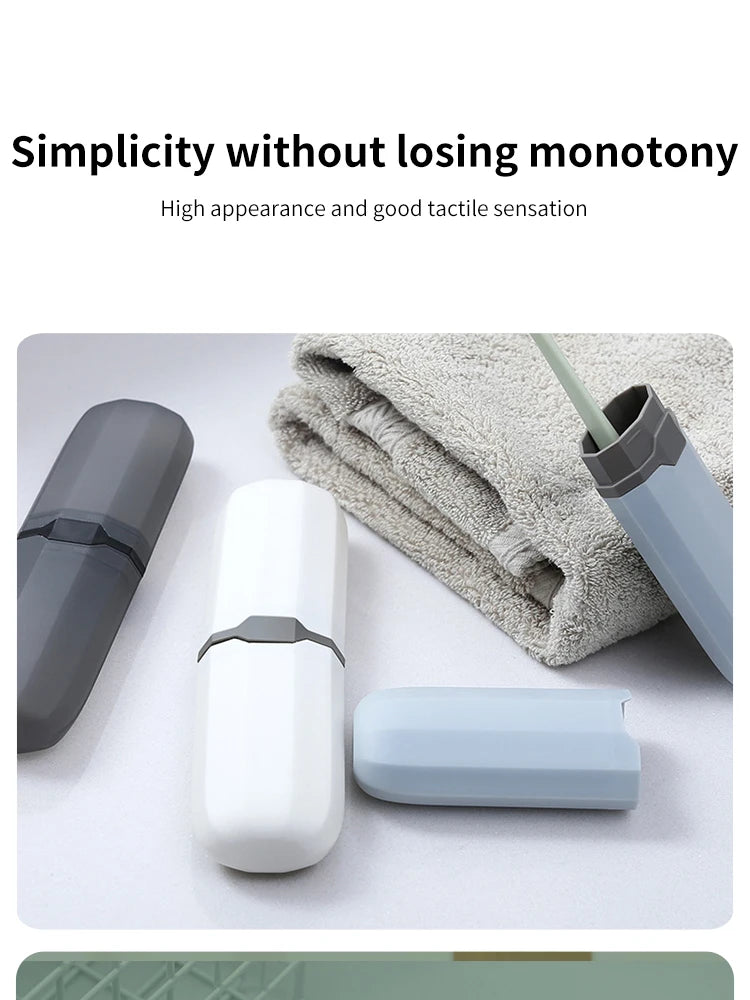 1/4pc Portable Toothbrush Cover Storage Box Daily Outdoors Travel Hiking Camping Toothbrush Holder Case Box Bathroom Accessories