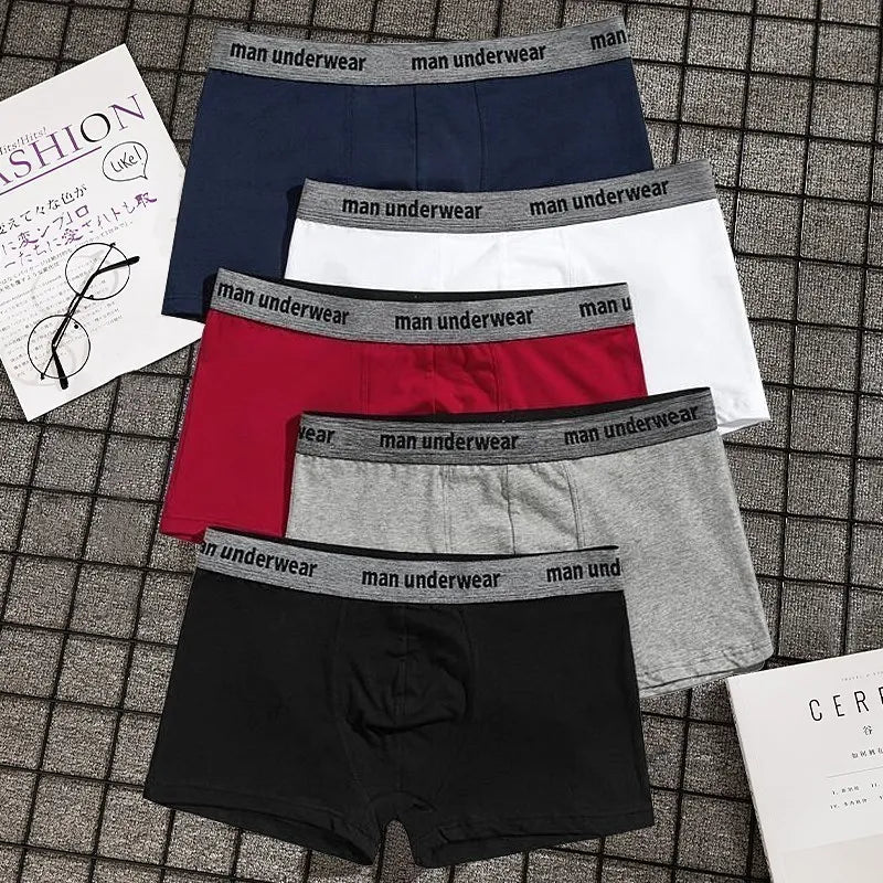 Men Boxers Shorts Underwear Men Home Underpants Printed Men Boxer Cuecas Cotton Soft Male Panties Homme Underwear Men