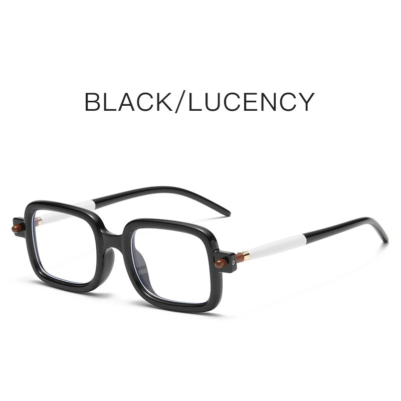 UVLAIK Myopia Optical Glasses Frame Men Women Retro Square Sunglasses Fashion Anti Blue Light Computer Goggles Eyglasses