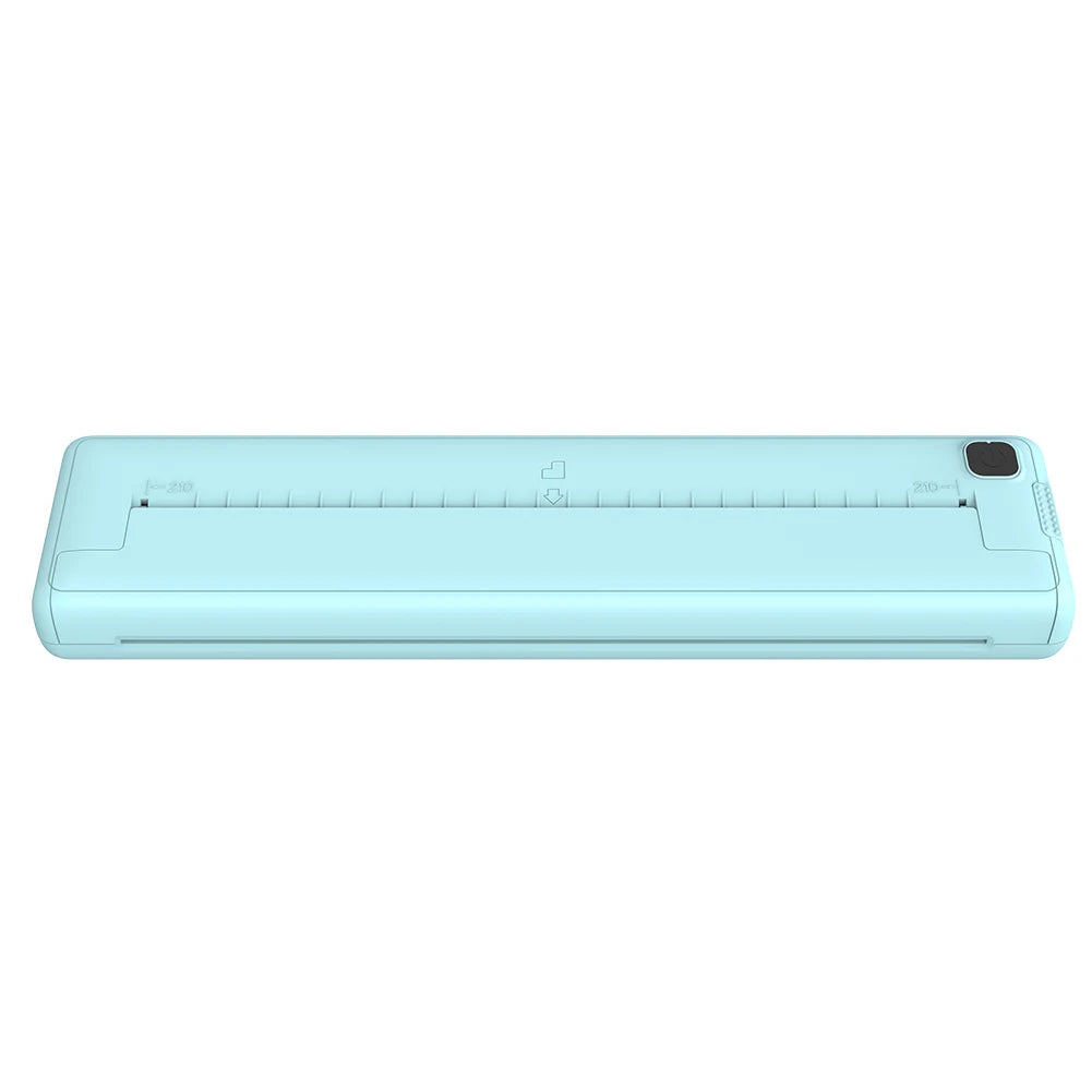 Portable Mini Thermal Printer Wireless Bluetooth A4 Paper Printer Built-in 1000mAh Battery Mini Pocket Printer for Journal Photo